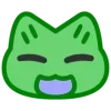 Эмодзи Alien cat