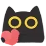 Эмодзи Black Cat