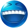 Эмодзи Blue faces