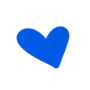 Эмодзи Blue doodles font