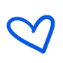 Эмодзи Blue doodles font