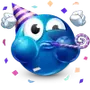 Эмодзи Blue faces