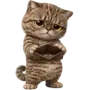 Эмодзи Brown cat