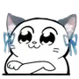 Эмодзи catting cat