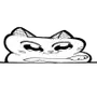 Эмодзи catting cat