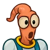Эмодзи Earthworm Jim