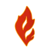 Эмодзи Fireline font