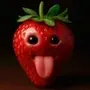 Эмодзи фрукты с языком