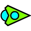 Эмодзи Geometry Dash Waves