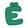 Эмодзи Зеленый шрифт