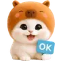 Эмодзи Котик капибара