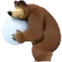 Эмодзи Маша и Медведь
