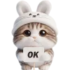 Эмодзи Мяу кролик