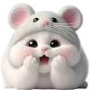 Эмодзи Meow Rat so cute
