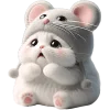 Эмодзи Meow Rat so cute