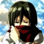 Эмодзи Mikasa Ackerman