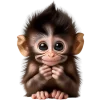 Эмодзи Обезьянки