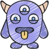 Эмодзи Monsters
