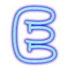 Эмодзи Neon font | Неоновый шрифт