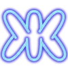 Эмодзи Neon font | Неоновый шрифт