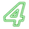 Эмодзи Neon Font