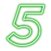 Эмодзи Neon Font