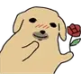Эмодзи Nudaeng dog