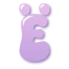 Эмодзи Pastel purple font