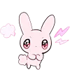Эмодзи Rabbit And Girl Pink