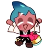 Эмодзи Sorbet Shark Cookie