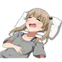 Эмодзи Томная тян