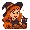 Эмодзи Halloween Font