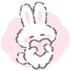 Эмодзи White Bunny Emoji