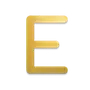 Эмодзи Золотое сияние шрифт