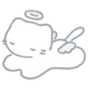 Эмодзи angelic kittens