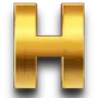 Эмодзи Gold Font