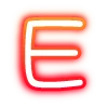 Эмодзи neon letters