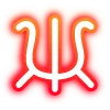 Эмодзи neon letters