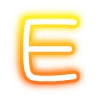Эмодзи neon letters