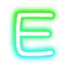 Эмодзи neon letters
