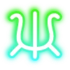 Эмодзи neon letters