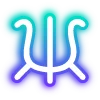 Эмодзи neon letters