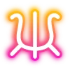 Эмодзи neon letters