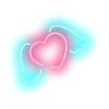 Эмодзи neon font