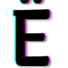 Эмодзи Черный шрифт