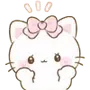 Эмодзи ribonya cat