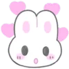 Эмодзи usapoppo bunny ♡