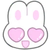 Эмодзи usapoppo bunny ♡