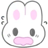 Эмодзи usapoppo bunny ♡