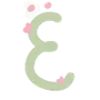 Эмодзи Весенний шрифт